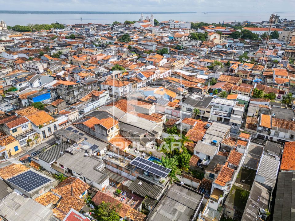 Vista de drone do bairro Cidade Velha