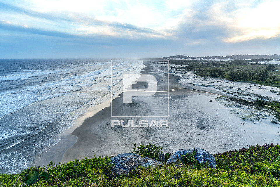Praia da Itapeva vista a partir da Pedra da Guarita