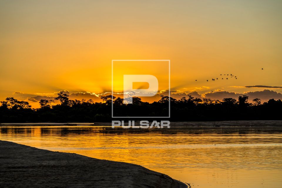 Entardecer no Rio Araguaia