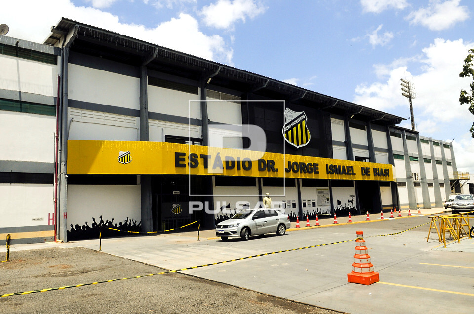 Fachada do Estádio Doutor Ismael de Biasi mais conhecido como Jorjão pertence ao Grêmio Fachada do Estádio Doutor Ismael de Biasi mais conhecido como Jorjão pertence ao Grêmio