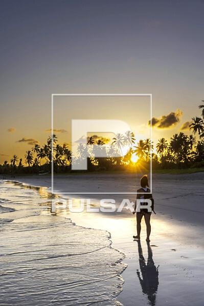Praia de Antunes ao entardecer