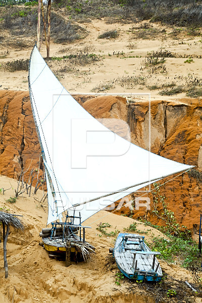 Jangada na Praia de Canoa Quebrada