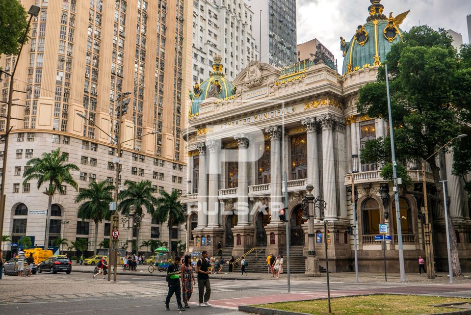 Theatro Municipal do Rio de Janeiro - centro da cidade