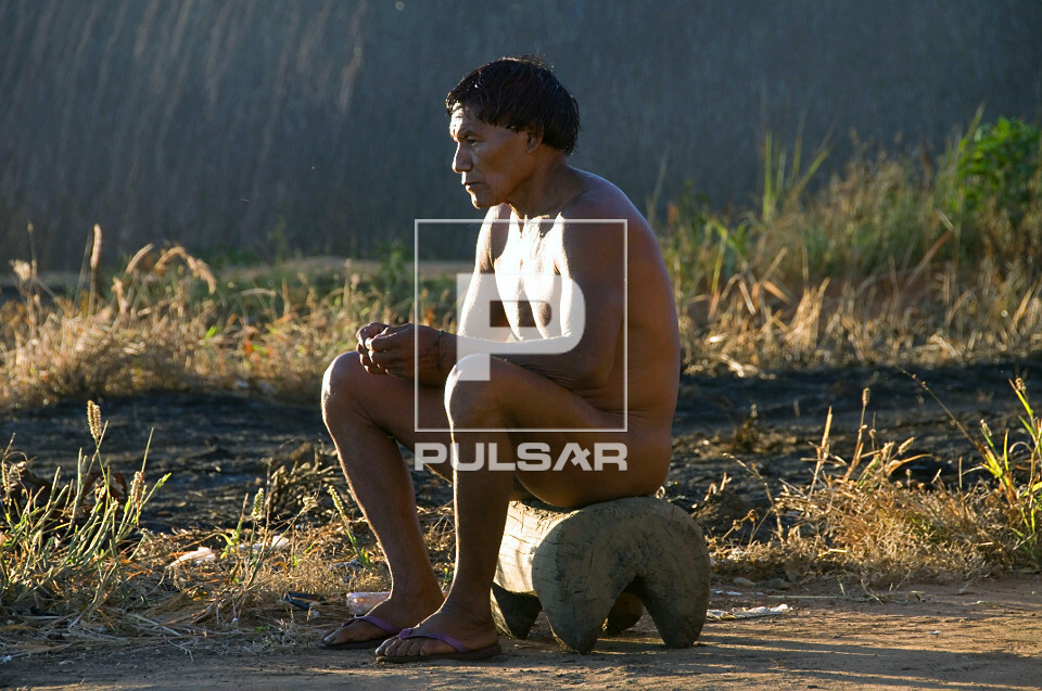 CPM AK Reserva Indigena Do Xingu – Timbre Brésil – Non Voyagé – Occasion