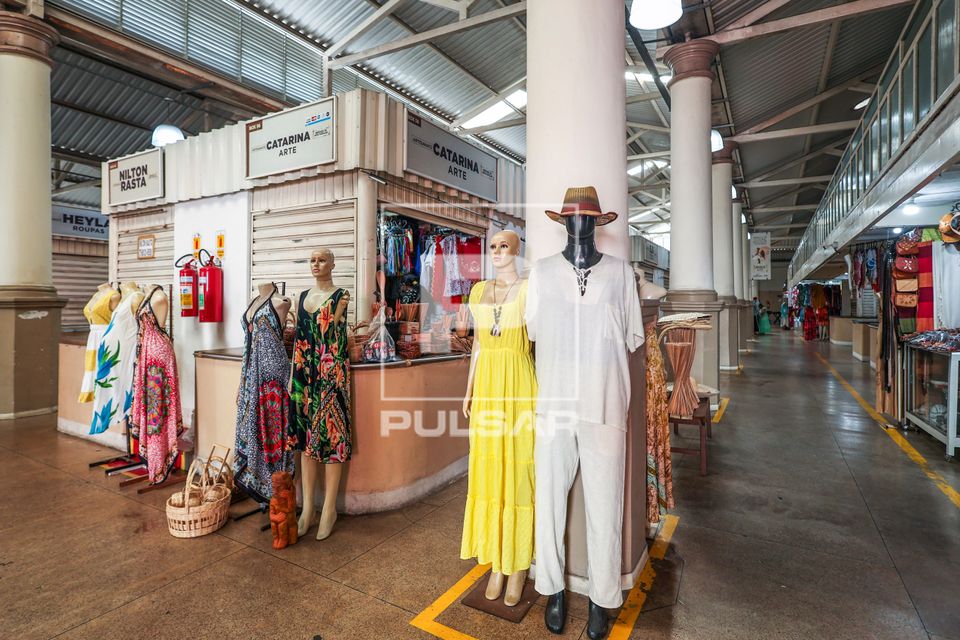 Vista interna do MAP Mercado de Arte Popular