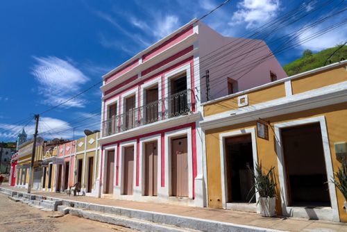 Casario do centro histórico da cidade - Rota do Cangaço