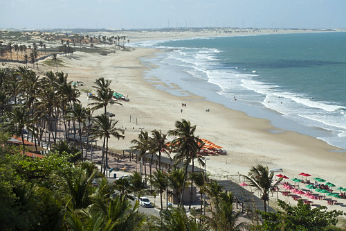 Vista de cima da praia de Lagoinha - 