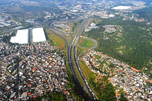 Paralisação dos caminhoneiros no Rodoanel em protesto contra os altos preços do diesel - SP-021 - Rodoanel 